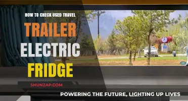 Inspecting Your Used Travel Trailer's Electric Fridge: A Comprehensive Guide