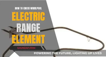Inspecting Your Whirlpool Electric Range Elements