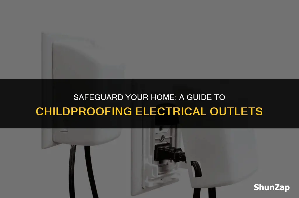 how to child proof electrical outlets that you are using