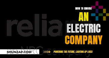 Electric Company Selection: Factors to Consider When Choosing