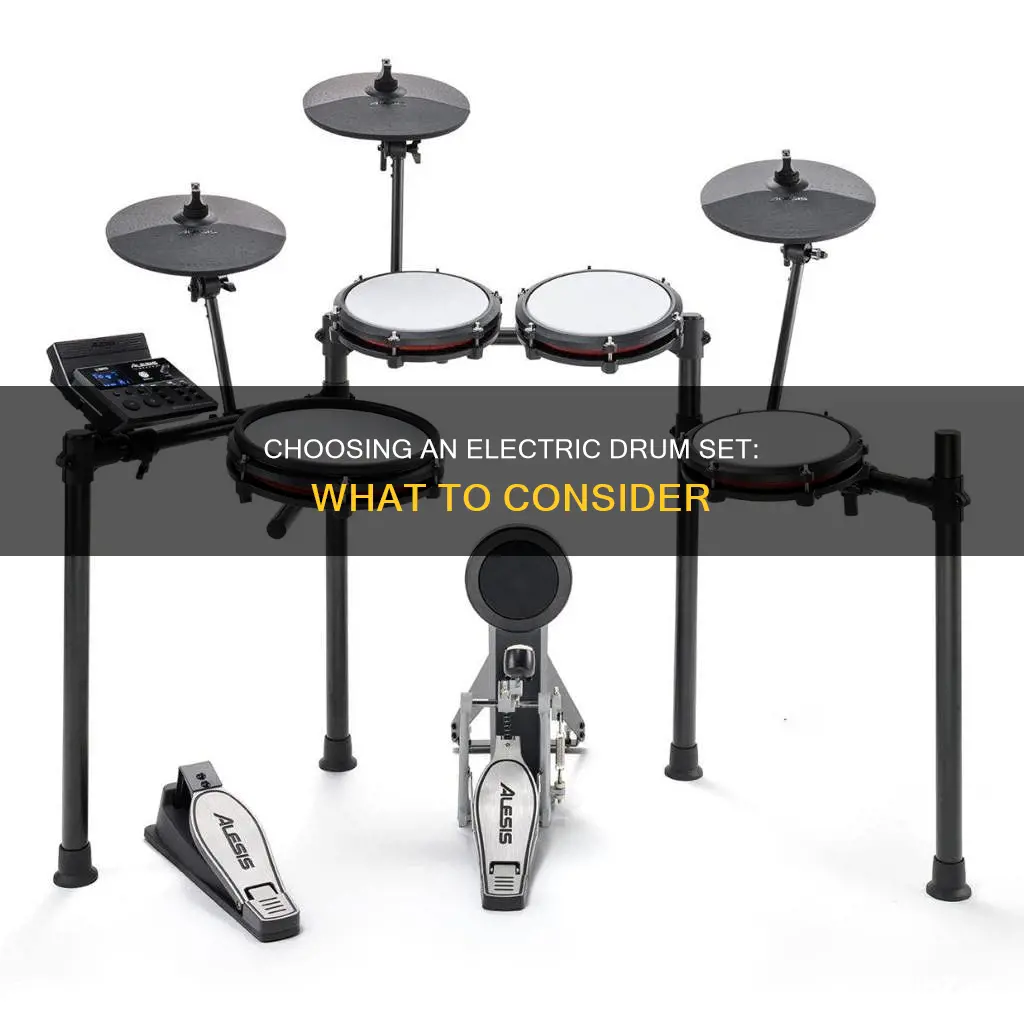 how to choose an electric drum set