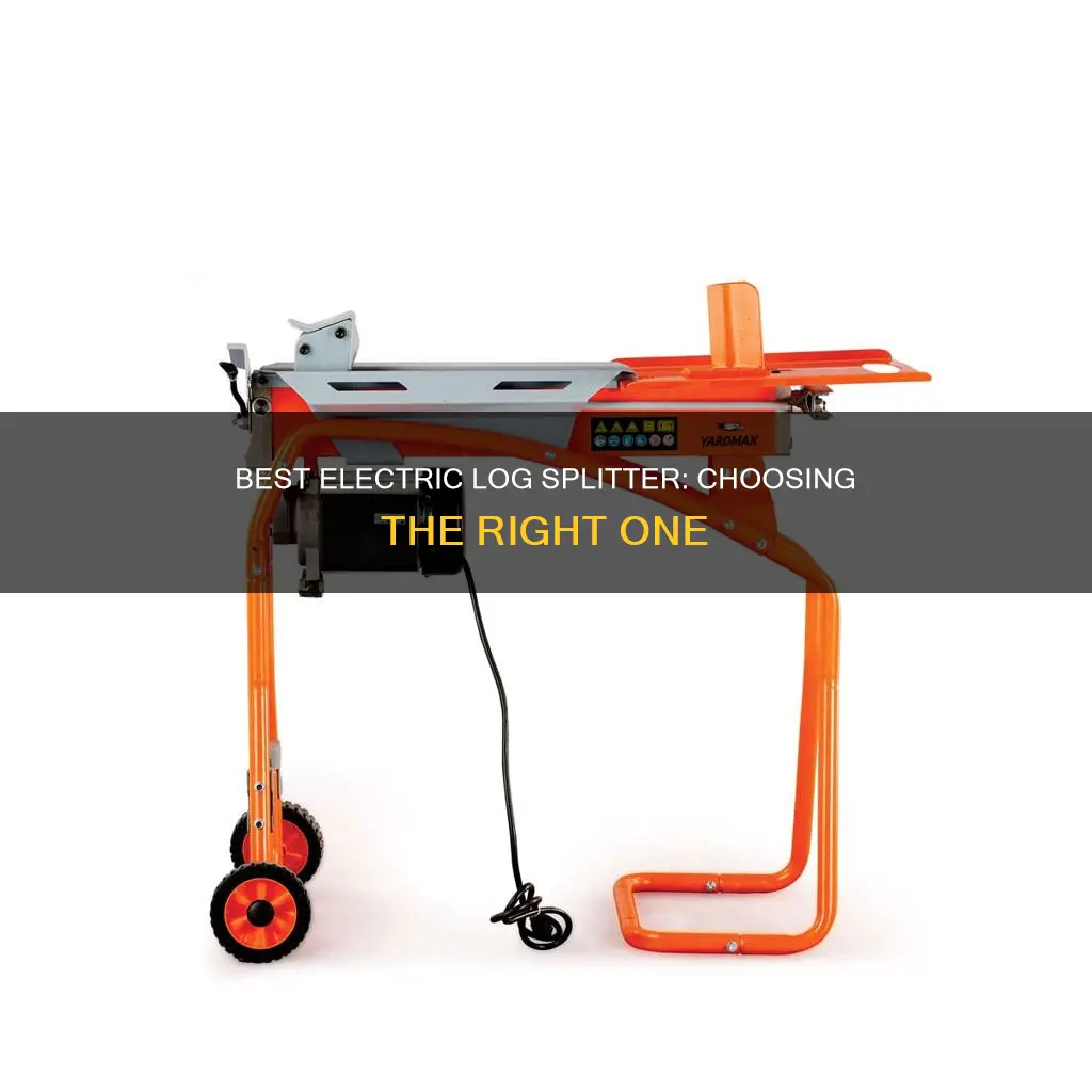 how to choose an electric log splitter