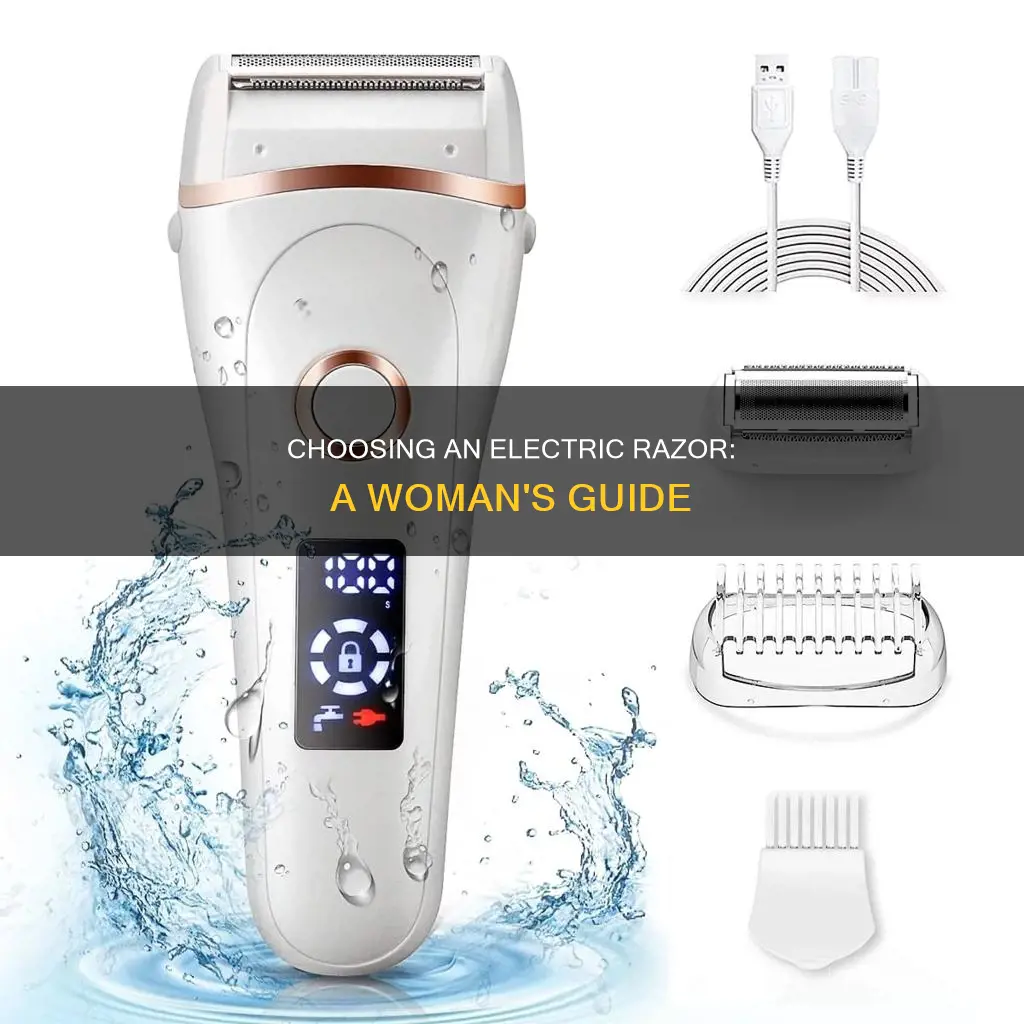 how to choose an electric razor woman
