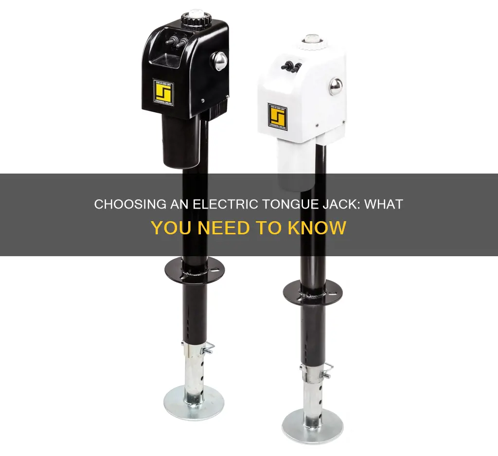 how to choose an electric tongue jack
