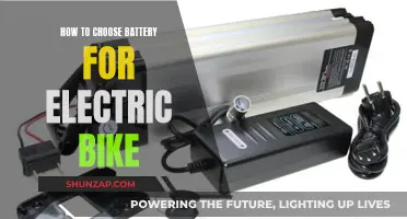 Choosing the Right Battery for Your Electric Bike