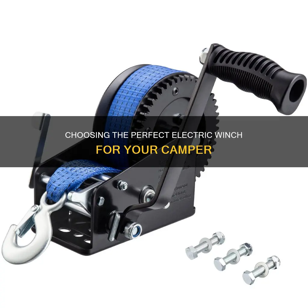 how to choose electric winch for camper