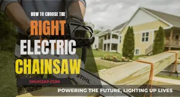 Choosing the Perfect Electric Chainsaw: A Guide
