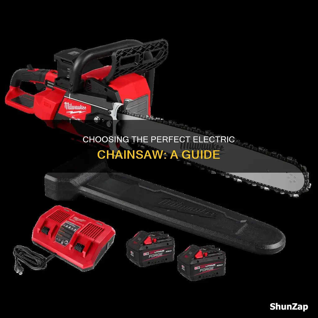 how to choose the right electric chainsaw