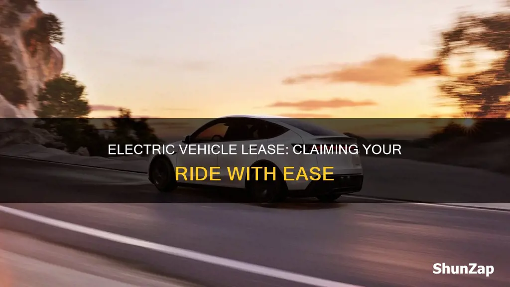 how to claim an electric vehicle if leased