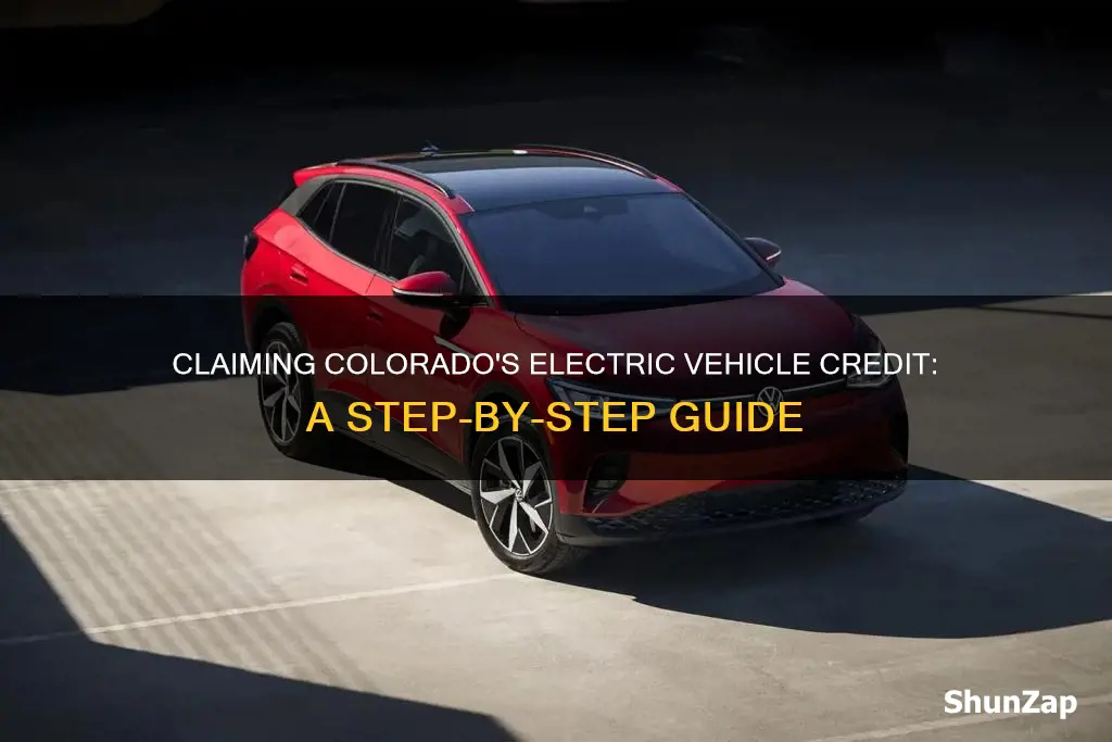 how to claim colorado electric vehicle credit