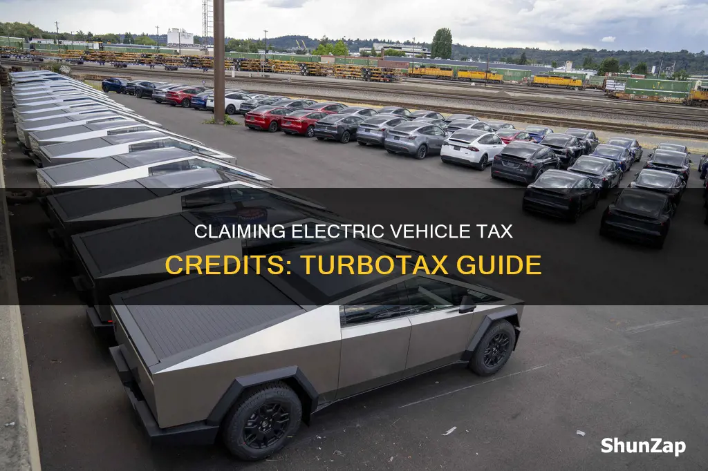 how to claim electric vehicle tax credit turbotax