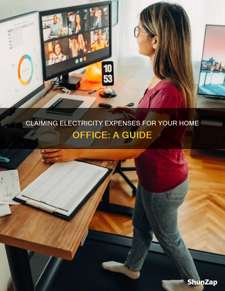 how to claim electricity expense home office
