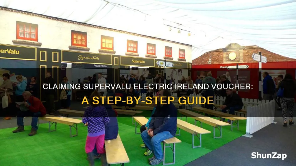 how to claim supervalu electric ireland voucher