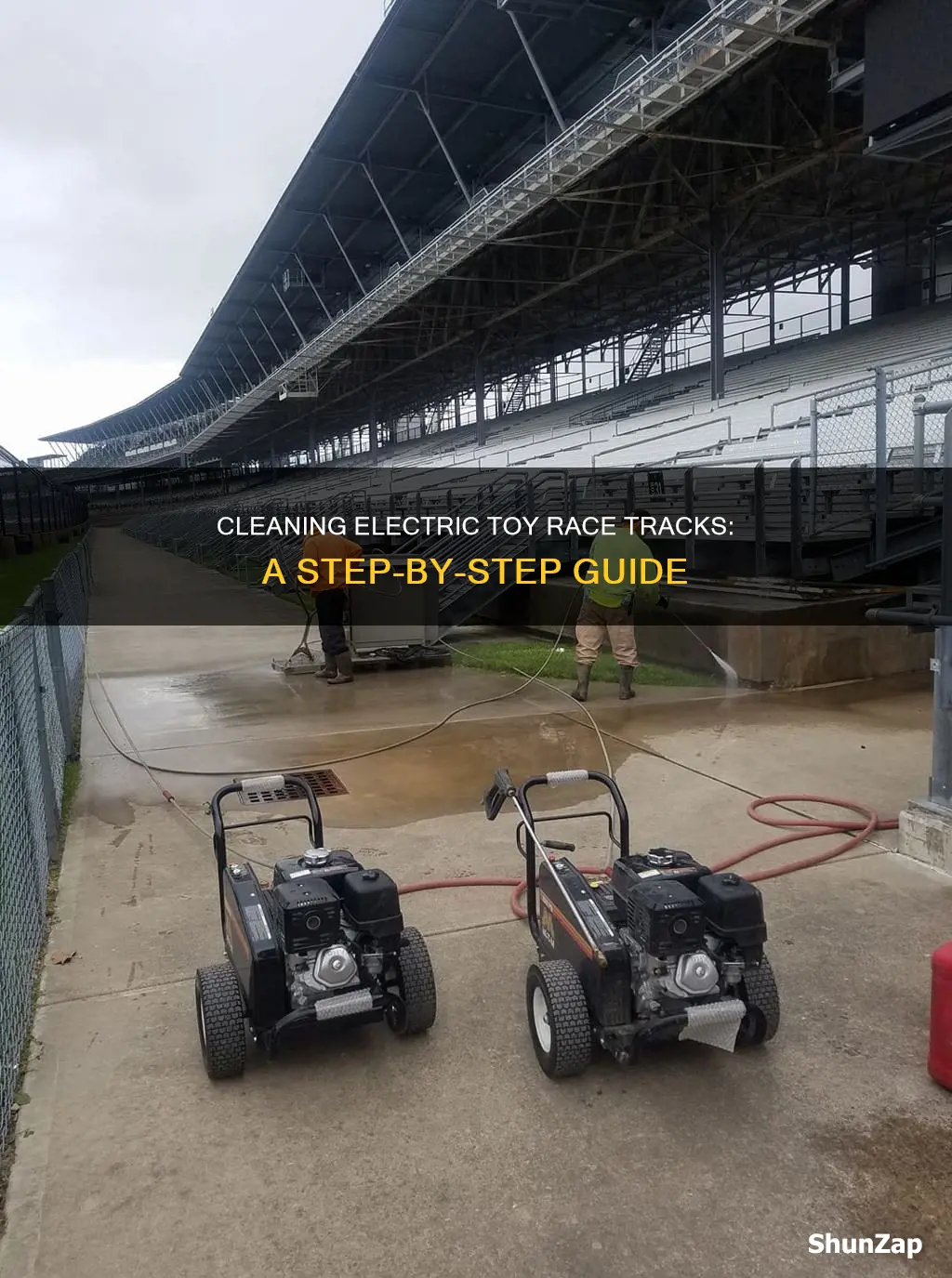 how to clan electric toy race track