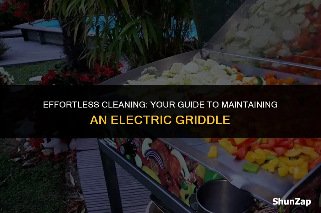how to clean an electric griddle after use