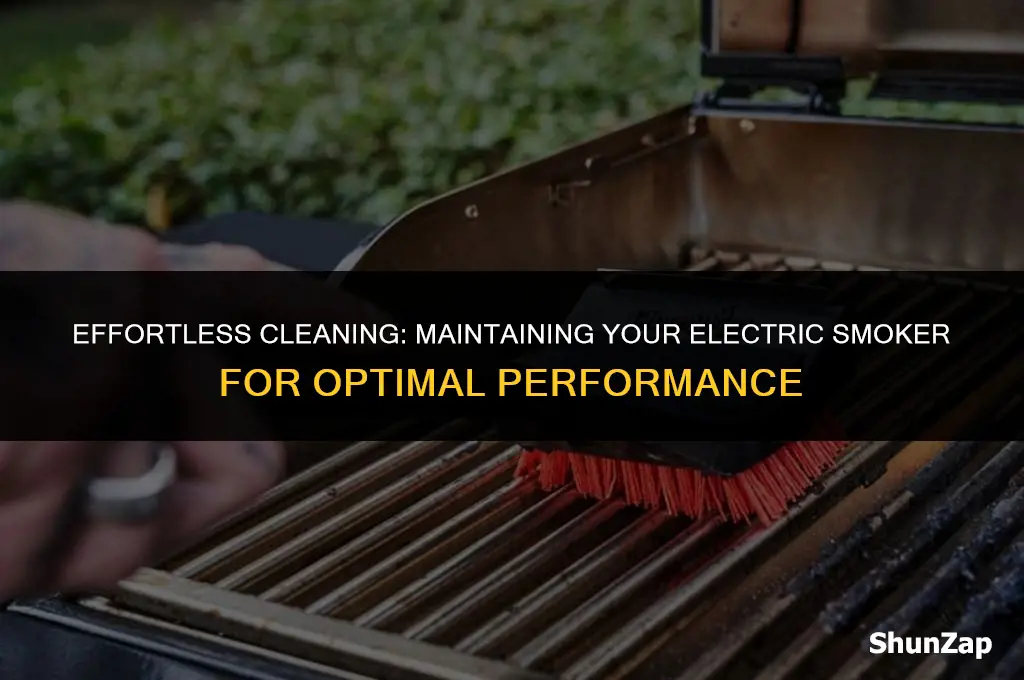 how to clean an electric smoker after use