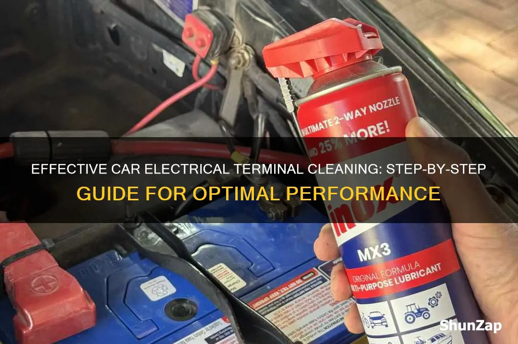 how to clean car electrical terminals