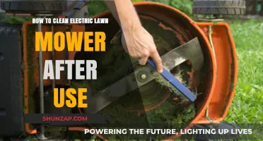 Effortless Maintenance: Cleaning Your Electric Lawn Mower Made Simple