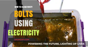 Electro-Cleaning Rusty Bolts: A Shockingly Effective Method