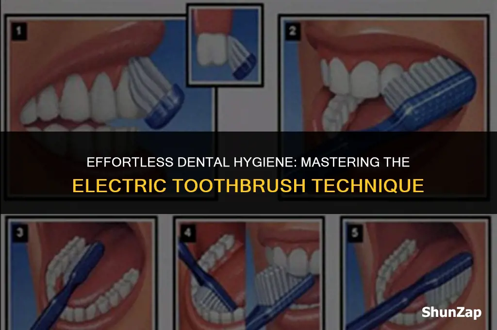 how to clean teeth using electric toothbrush