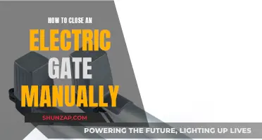 Electric Gate Malfunction? Here's How to Open It Manually