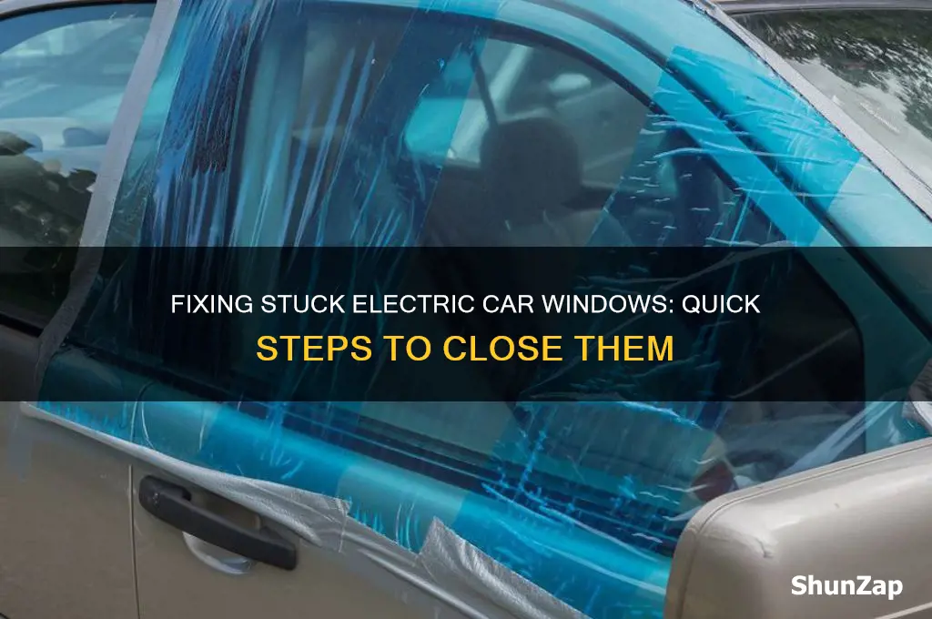 how to close electric car window that won