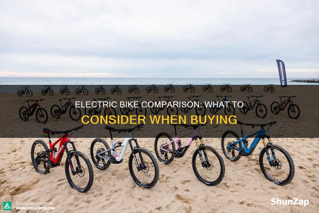 how to compare electric bikes