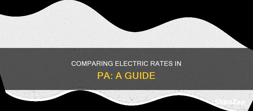 how to compare electric rates in pa