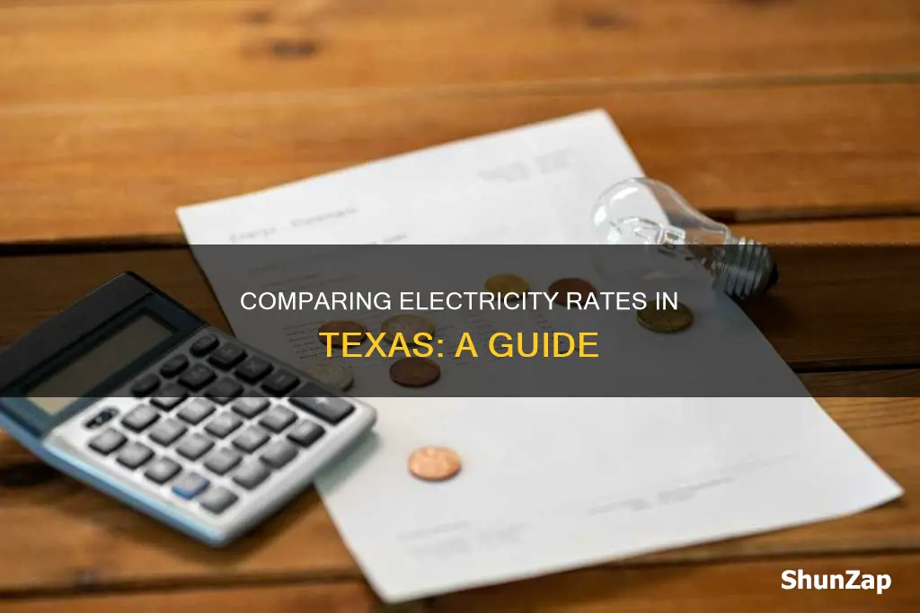 how to compare electricity rates in texas
