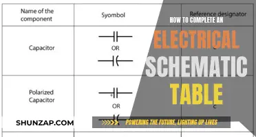 Creating an Electrical Schematic Table: A Step-by-Step Guide