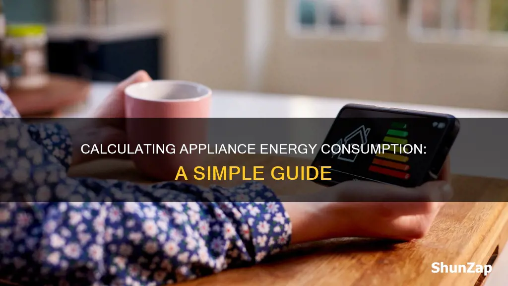 how to compute electric consumption of appliances