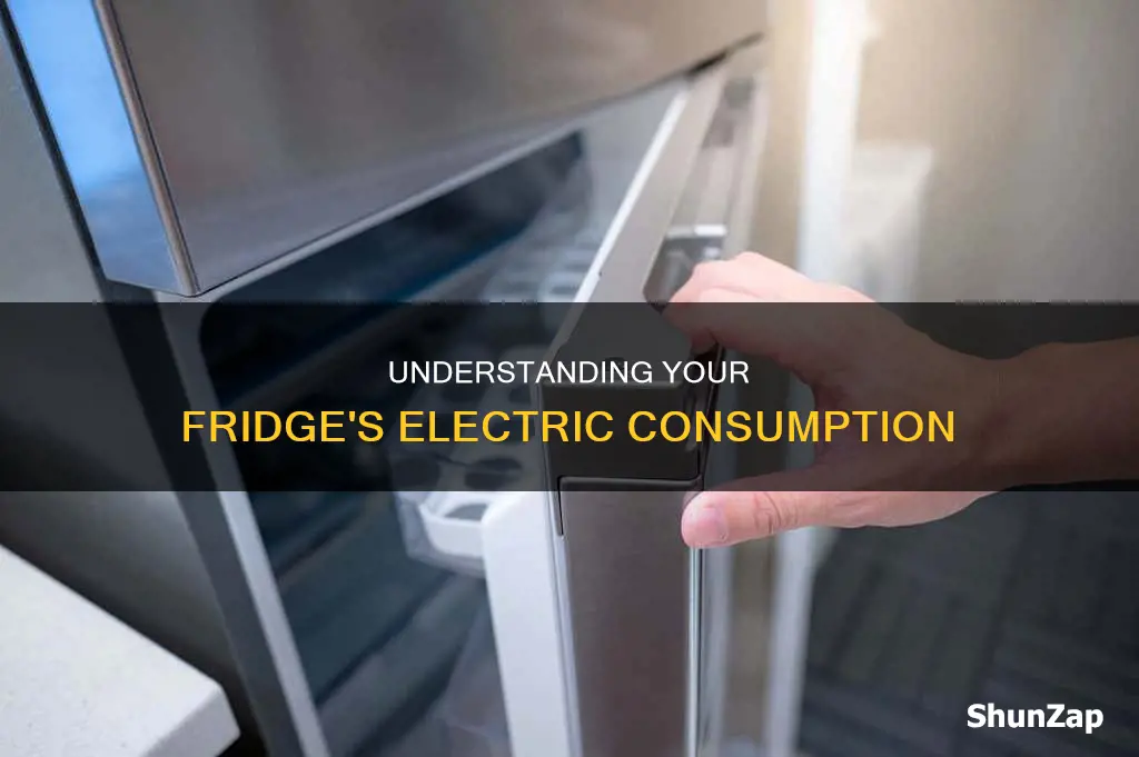 how to compute electric consumption of refrigerator