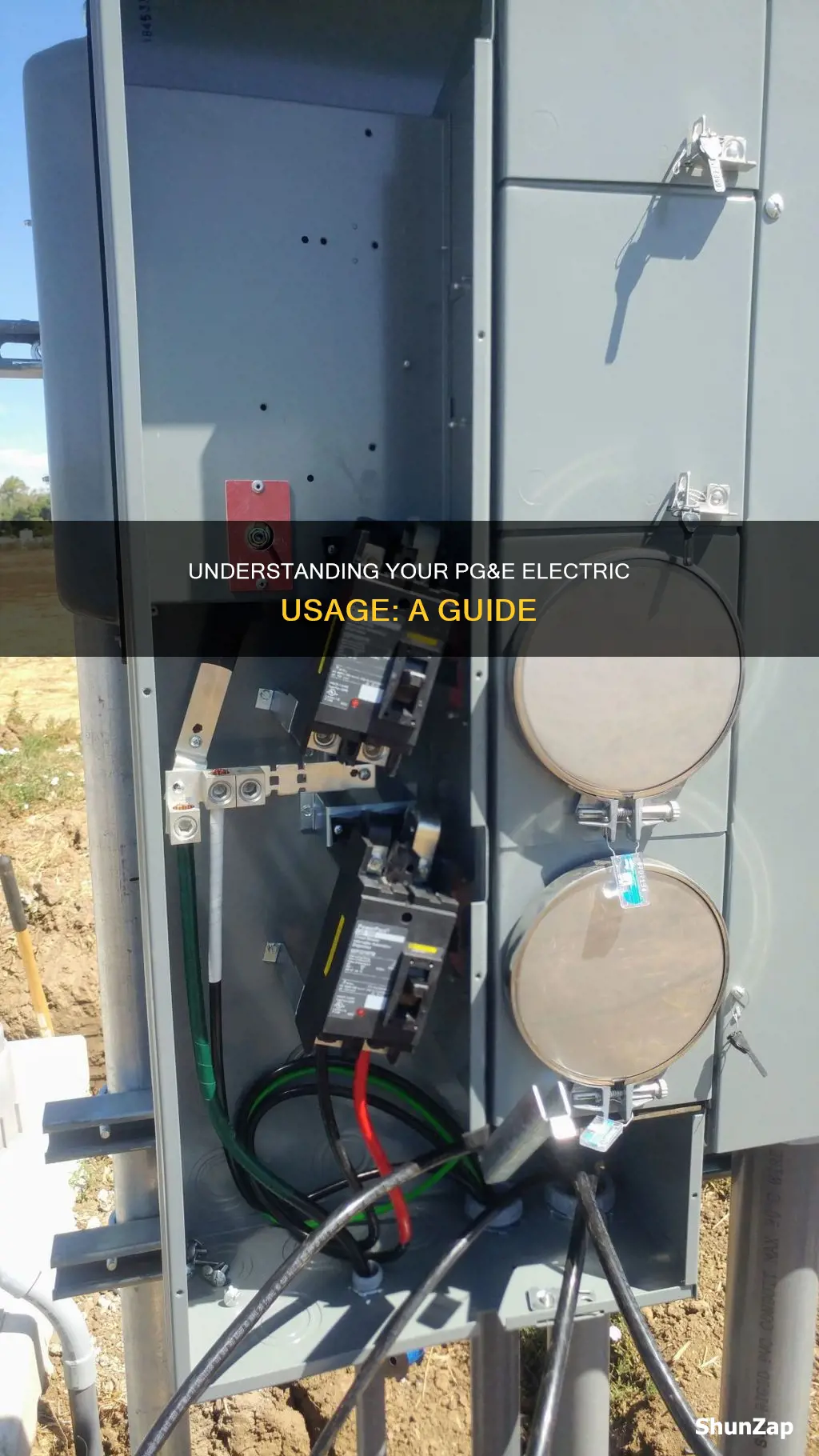 how to confirm pg&e electric usage