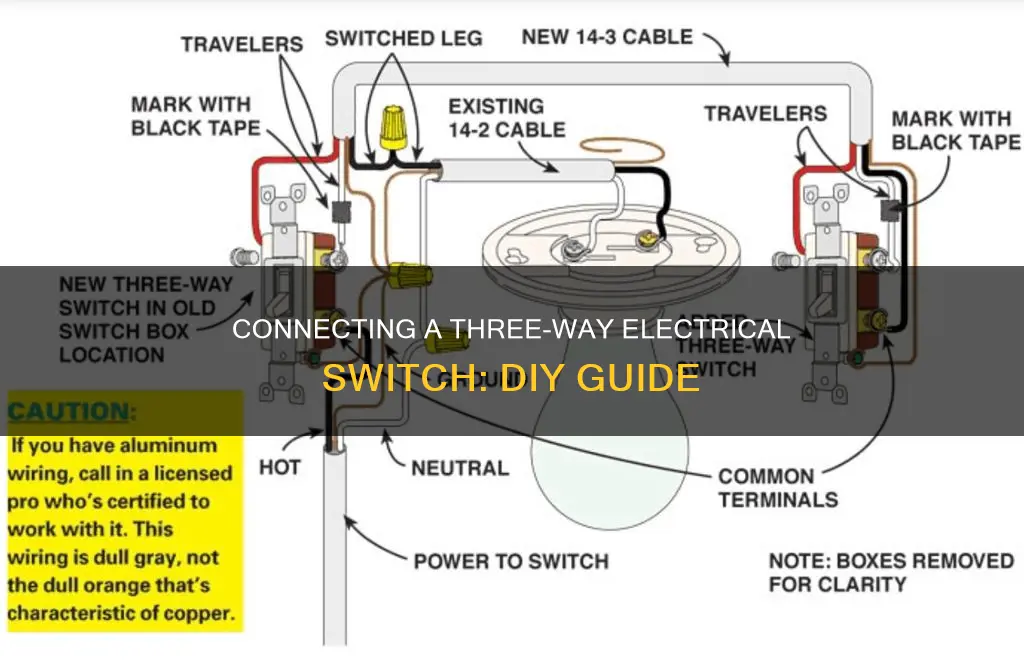 how to connect 3 way electrical switch