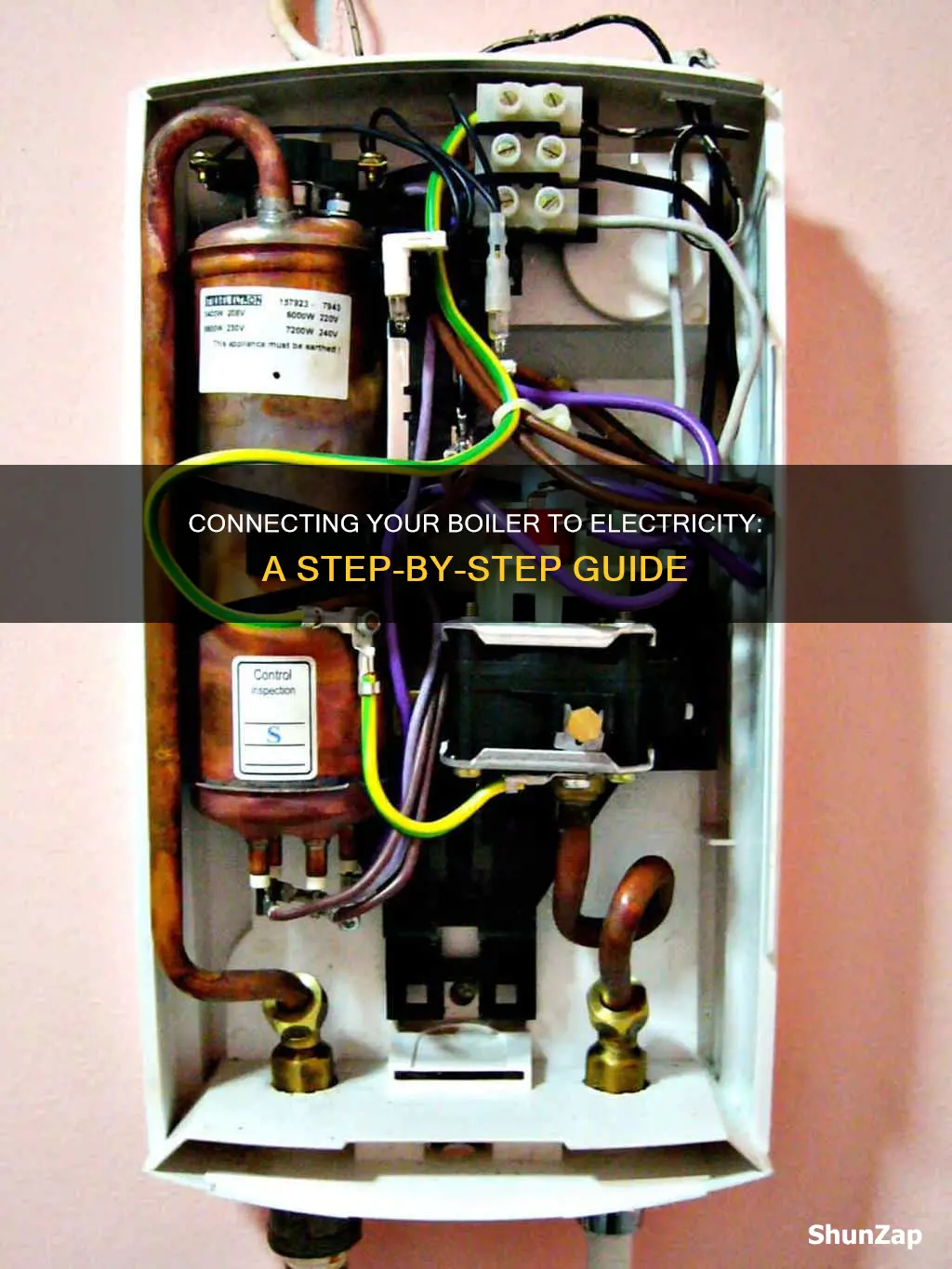 how to connect a boiler to electricity