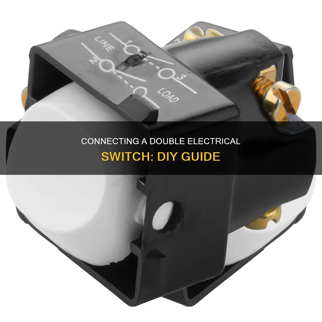 how to connect a double electrical switch