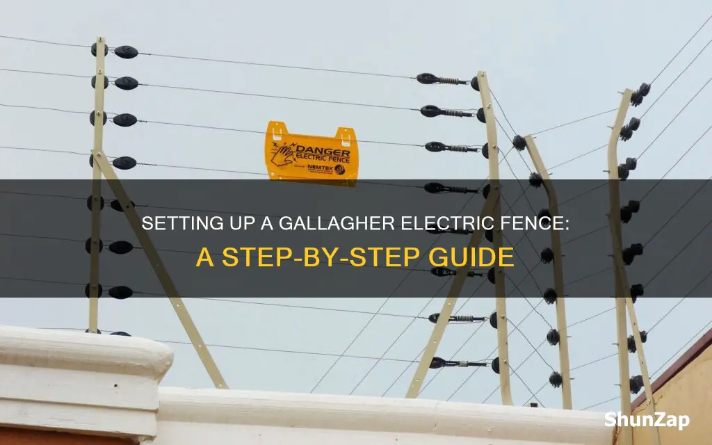 how to connect a gallagher electric fence