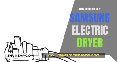 Connecting Your Samsung Electric Dryer: A Step-by-Step Guide