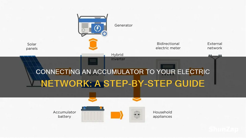 how to connect accumulator to electric network