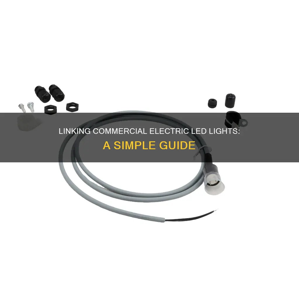 how to connect commercial electric led lights