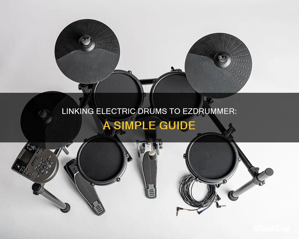 how to connect electric drums to ezdrummer