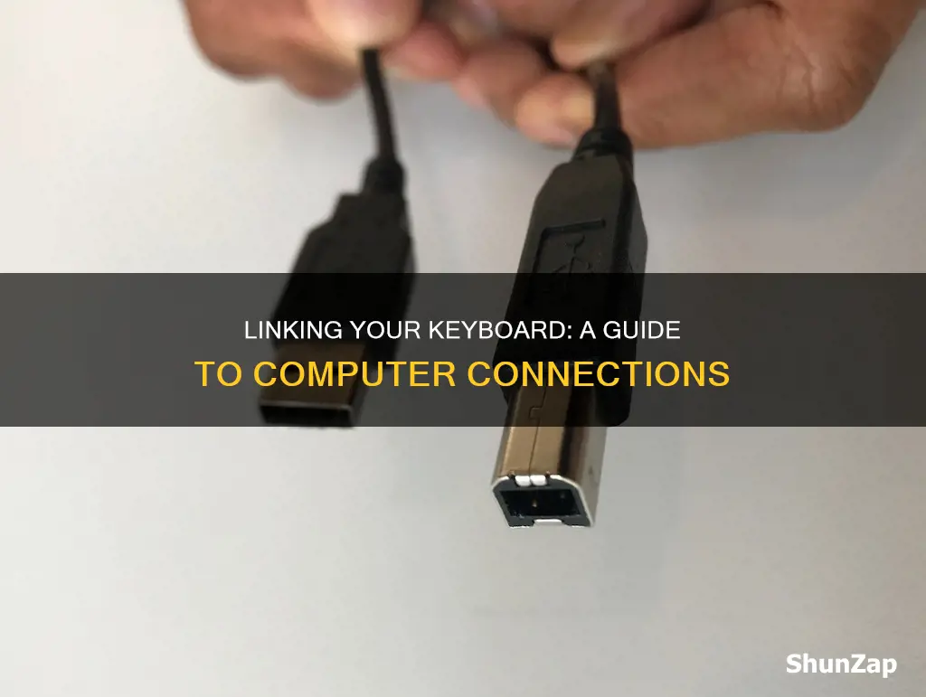 how to connect electric keyboard to computer