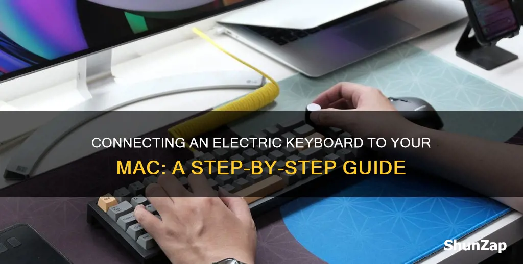 how to connect electric keyboard to mac