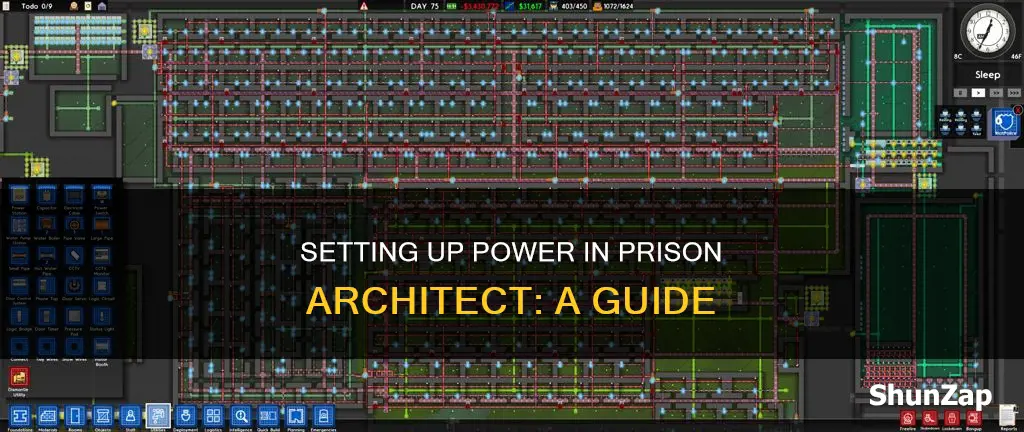 how to connect electricity in prison architect