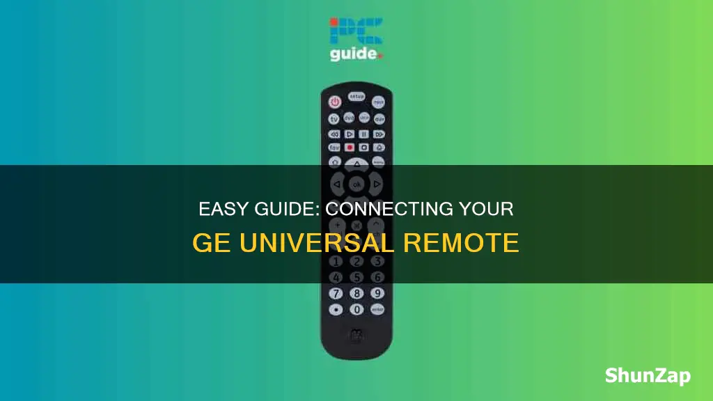 how to connect general electric universal remote