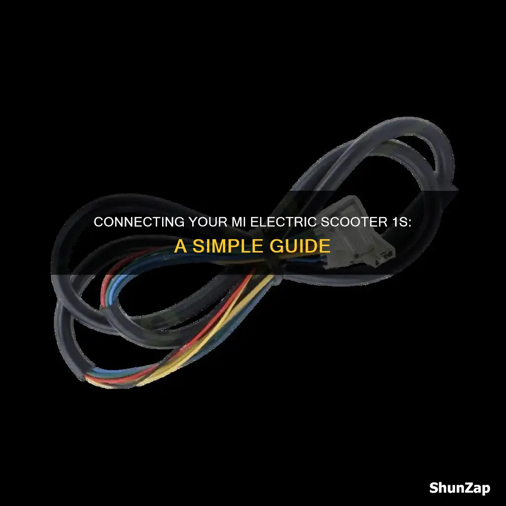 how to connect mi electric scooter 1s