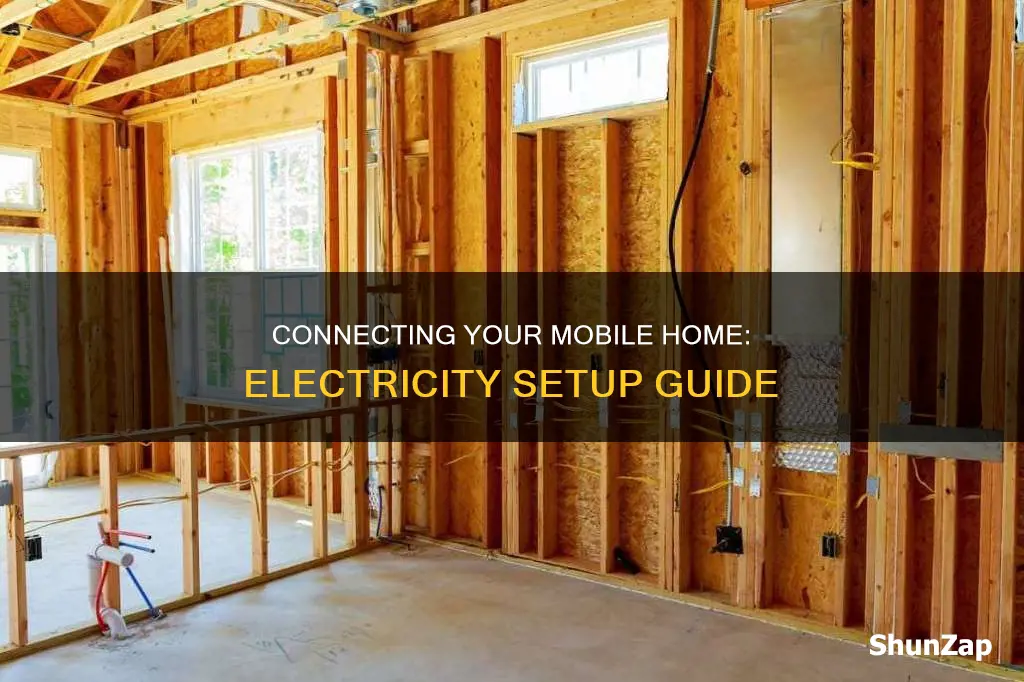 how to connect mobile home to electricity