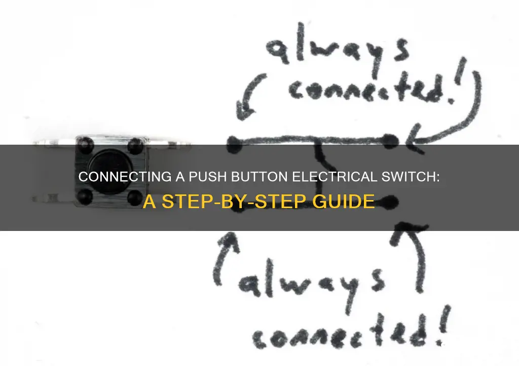 how to connect puch button electrical switch