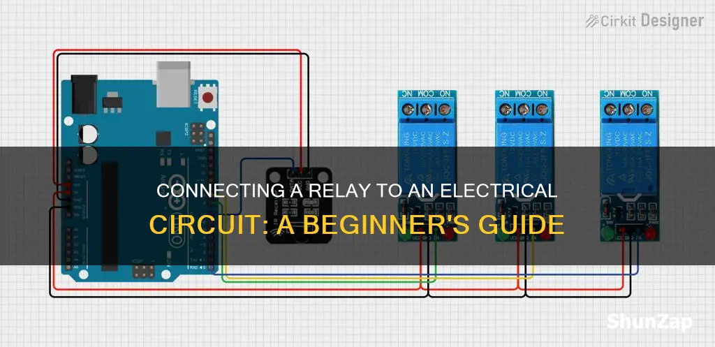 how to connect relay in electrical circuit