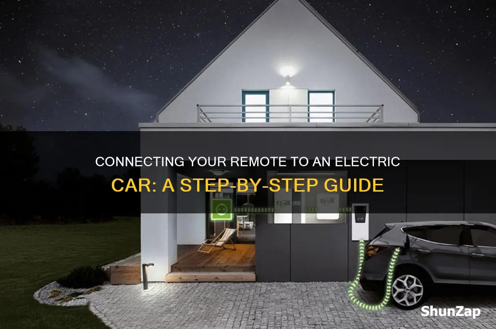 how to connect remote to electric car